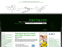 Tablet Screenshot of ergo-log.com